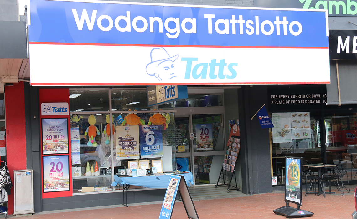 Tattslotto store on sale